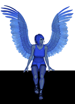 ange bleu
